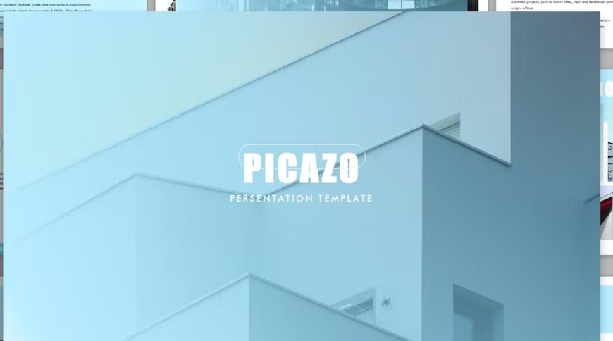 Picazo – Architecture Powerpoint Template Free Download